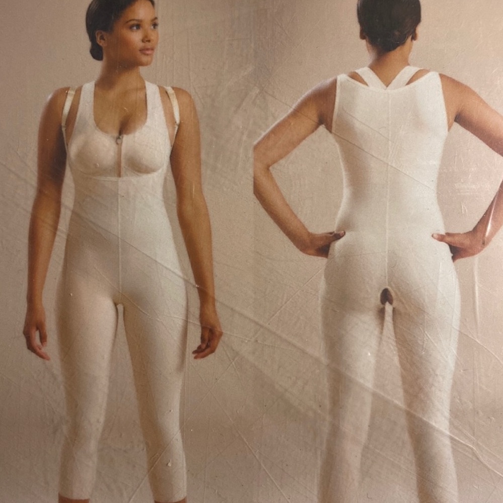 Marena black GIRDLE WITH HIGH-BACK - NO CLOSURES - CALF LENGTH -